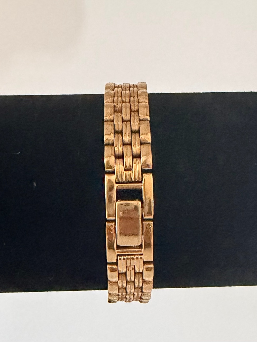 Seiko Gold Tone Watch with Day Date Calendar White Dial - Picture 8 of 14